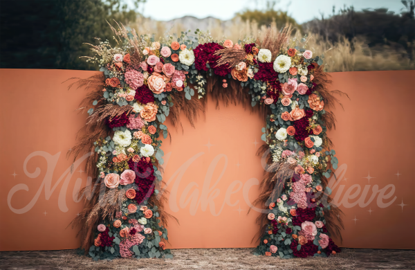 Kate Gemalt Boho Freigeist draußen Floral Hintergrund von Mini MakeBelieve - Kate Backdrop.de