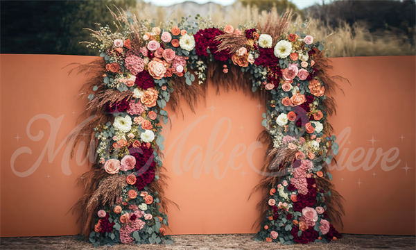 Kate Gemalt Boho Freigeist draußen Floral Hintergrund von Mini MakeBelieve - Kate Backdrop.de