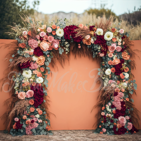 Kate Gemalt Boho Freigeist draußen Floral Hintergrund von Mini MakeBelieve - Kate Backdrop.de