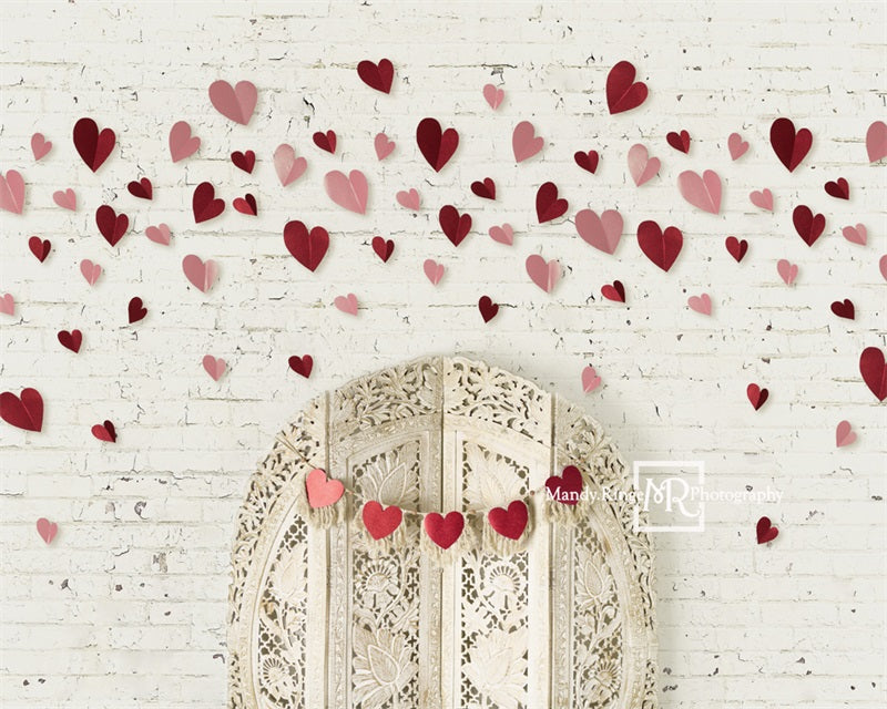 Kate Boho Valentinstag Kopfbrett Hintergrund von Mandy Ringe Photography - Kate Backdrop.de