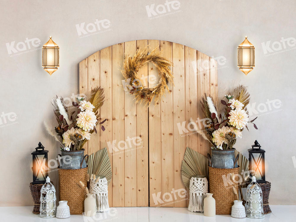 Kate Boho Raum Scheunentür Hintergrund von Emetselch - Kate Backdrop.de