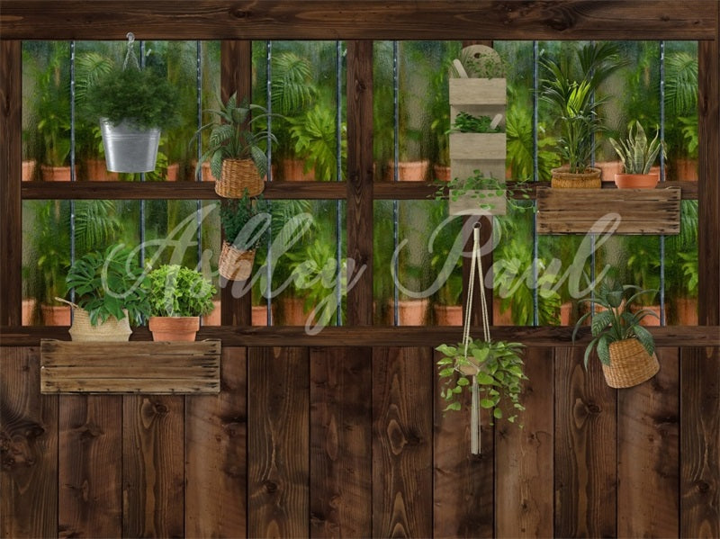 Kate Holz-Pflanzen-Hintergrund von Ashley Paul - Kate Backdrop.de