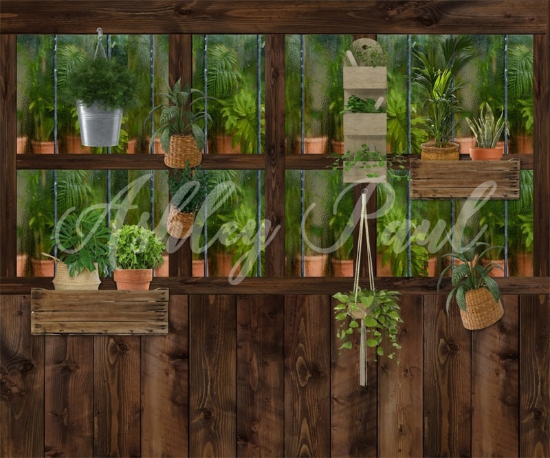 Kate Holz-Pflanzen-Hintergrund von Ashley Paul - Kate Backdrop.de