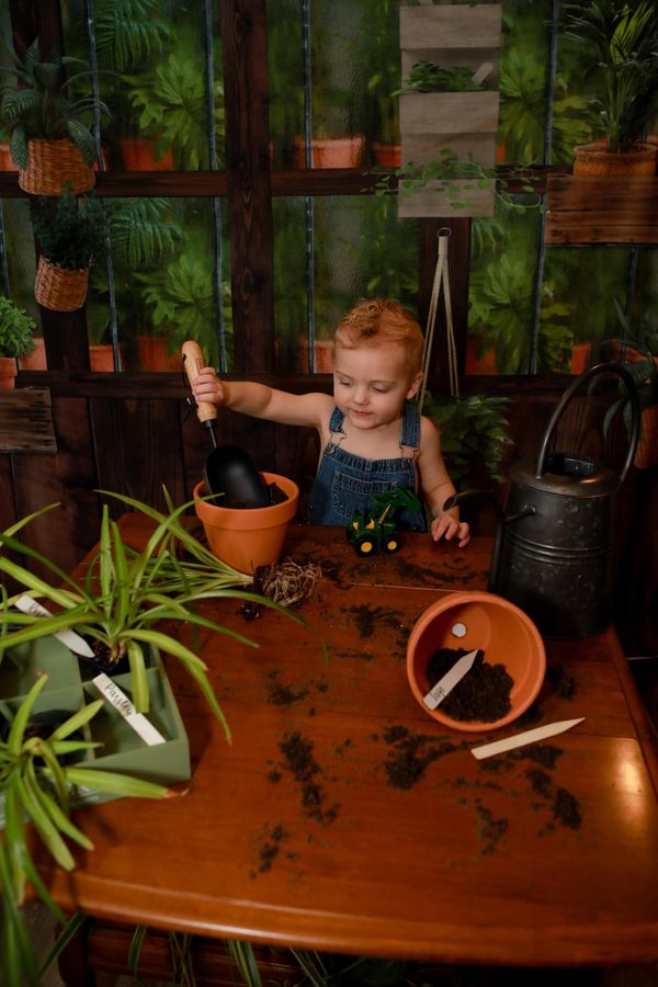 Kate Holz-Pflanzen-Hintergrund von Ashley Paul - Kate Backdrop.de