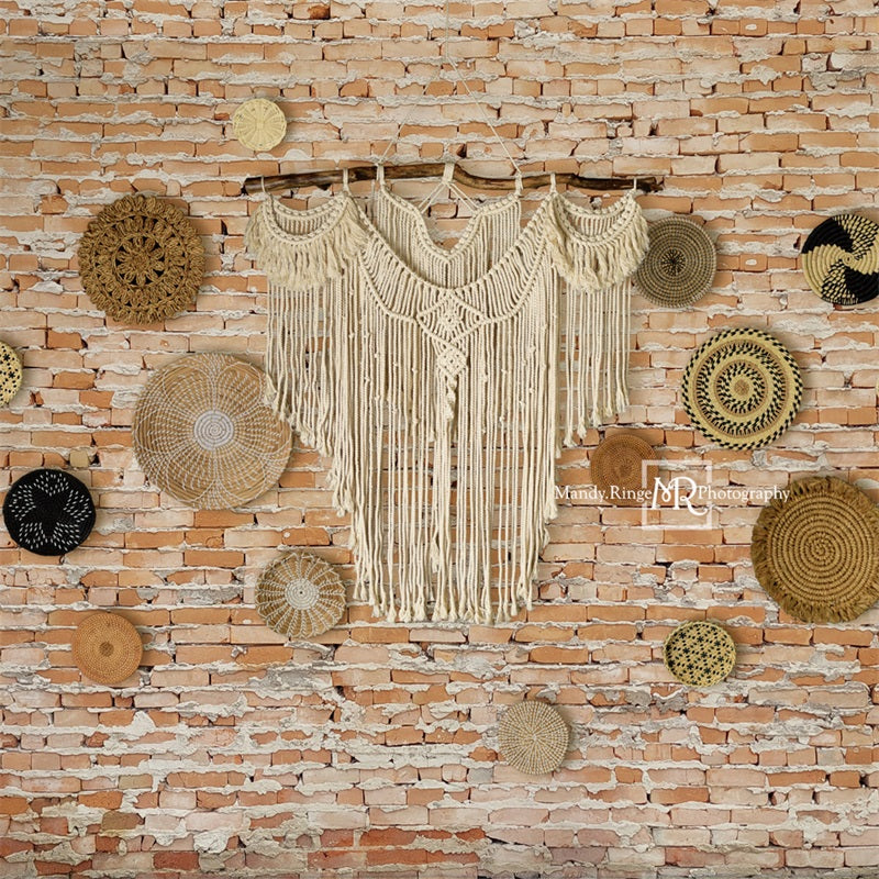 Kate Makramee-Wand mit Körben als Kulisse von Mandy Ringe Photography - Kate Backdrop.de