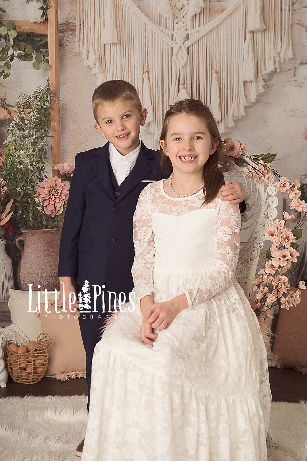 Kate Frühling Boho Blume Hintergrund von Emetselch - Kate Backdrop.de