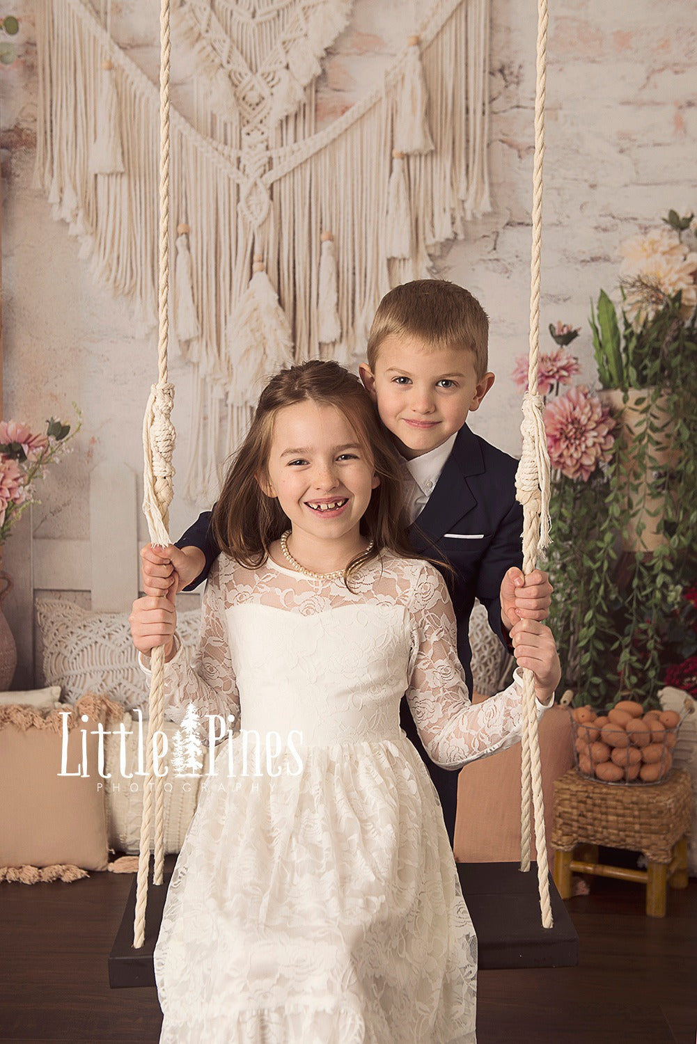 Kate Frühling Boho Blume Hintergrund von Emetselch - Kate Backdrop.de
