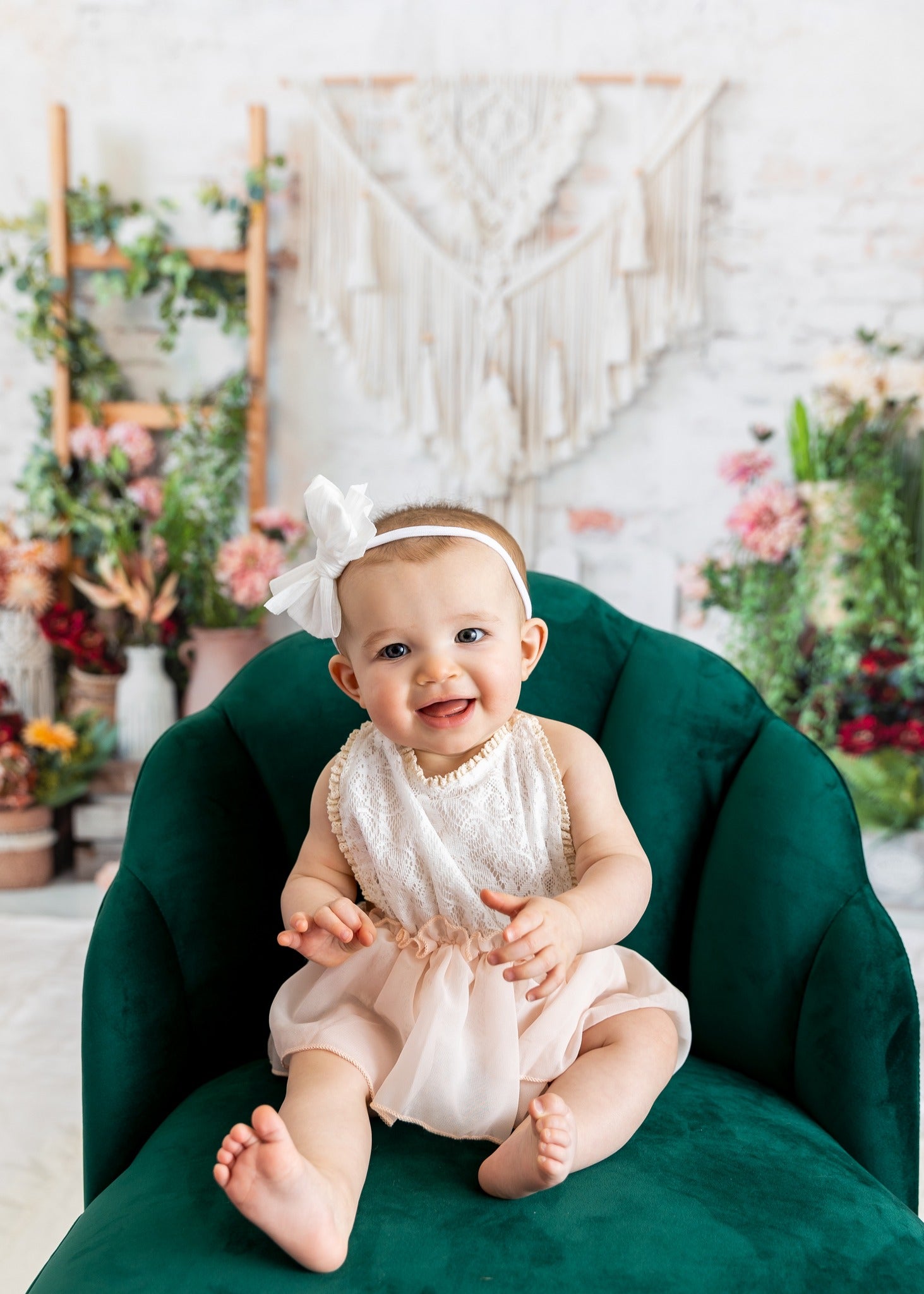 Kate Frühling Boho Blume Hintergrund von Emetselch - Kate Backdrop.de