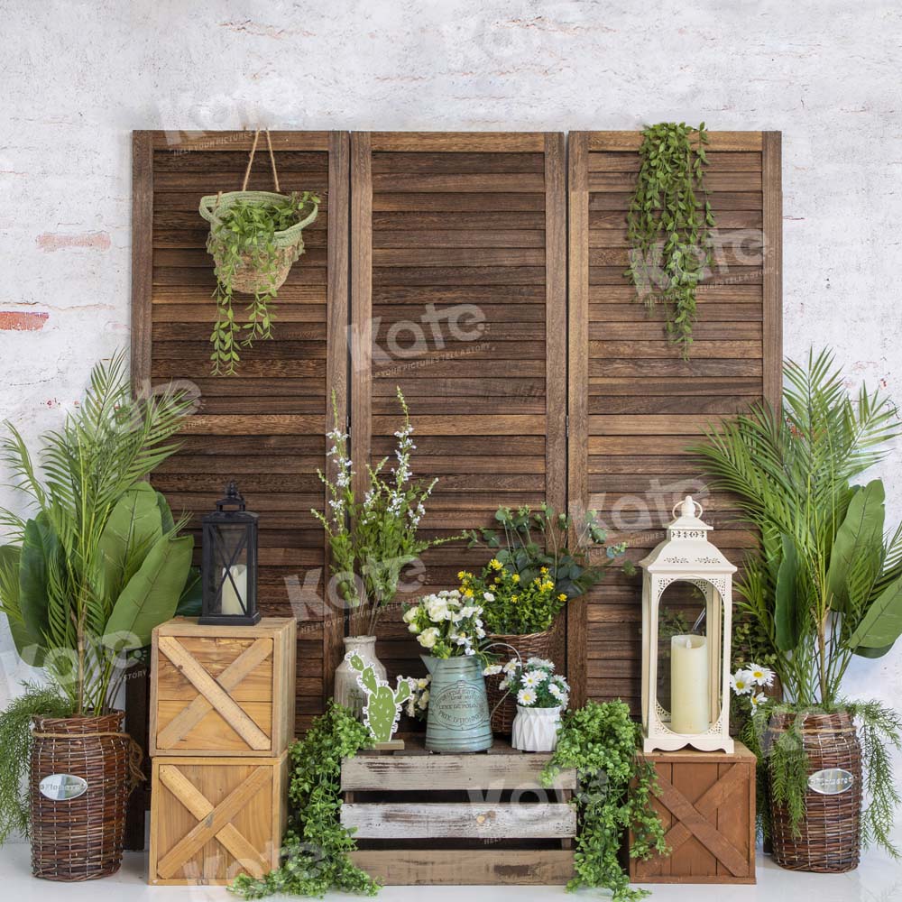 Kate Frühling schirm Grünpflanzen Hintergrund von Emetselch - Kate Backdrop.de