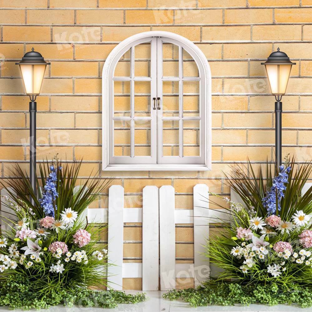 Kate Frühling Fenster Floral Hintergrund von Emetselch - Kate Backdrop.de