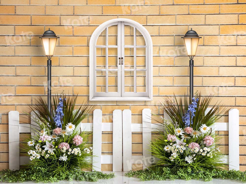 Kate Frühling Fenster Floral Hintergrund von Emetselch - Kate Backdrop.de