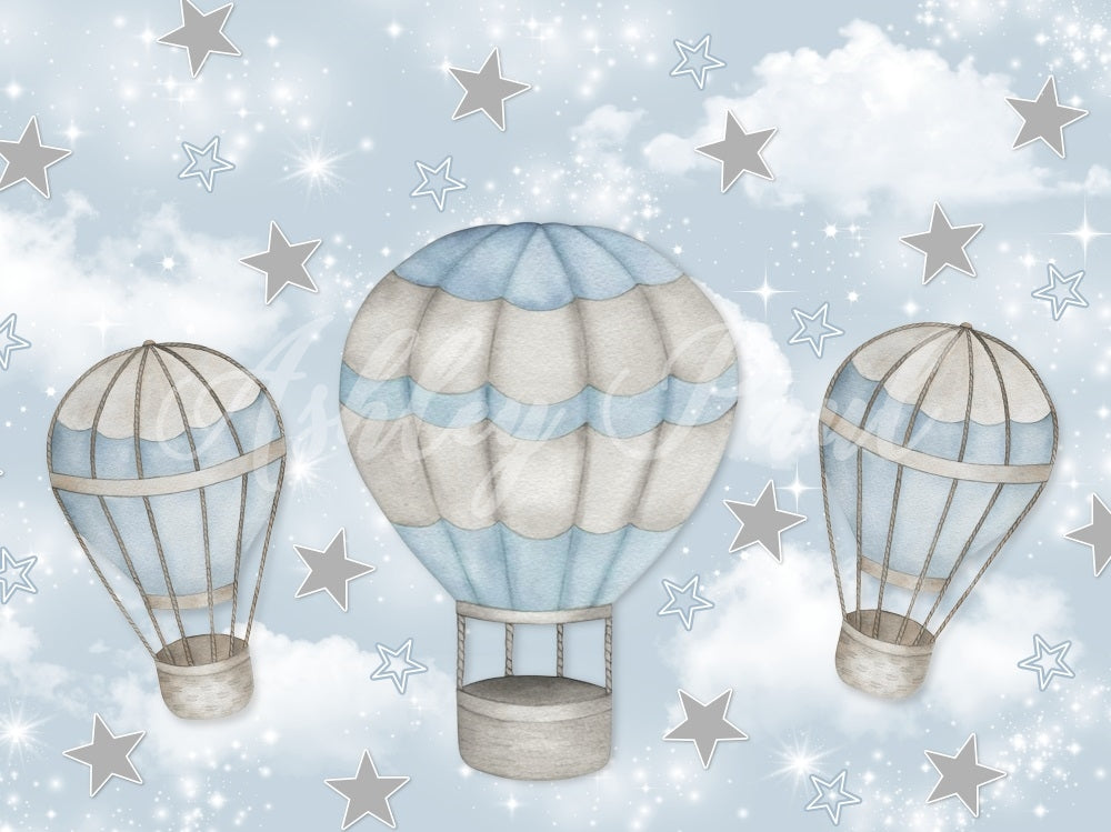Kate Stern-Heißluftballon-Hintergrundkulisse von Ashley Paul - Kate Backdrop.de