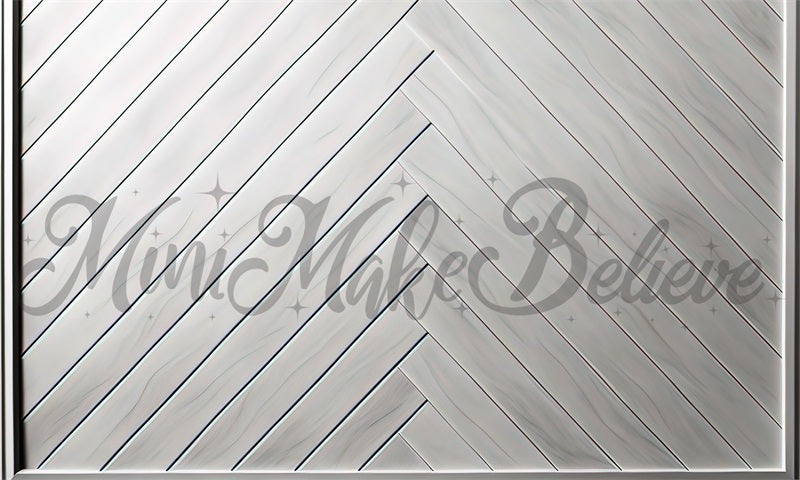 Kate Weißes Parkett als Kulisse von Mini MakeBelieve - Kate Backdrop.de