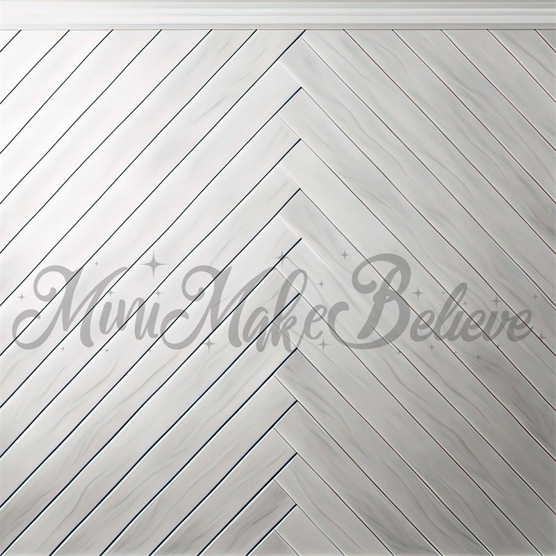 Kate Weißes Parkett als Kulisse von Mini MakeBelieve - Kate Backdrop.de