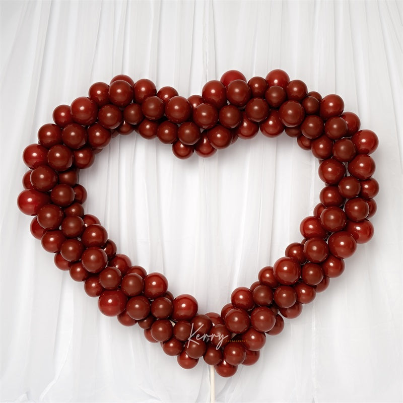 Kate Valentines Red Ballon Bogen Hintergrund von Kerry Anderson - Kate Backdrop.de