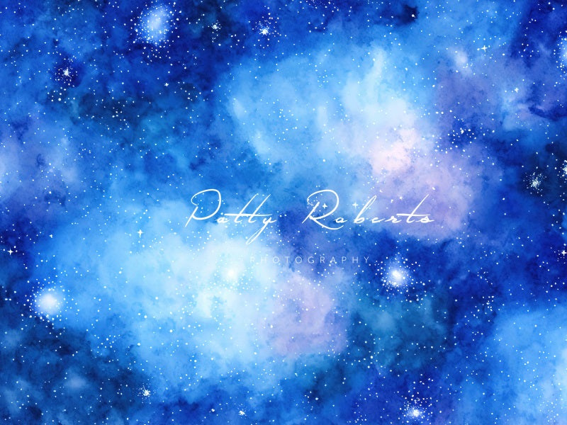 Kate Blauer Sternennebel Hintergrund von Patty Roberts - Kate Backdrop.de