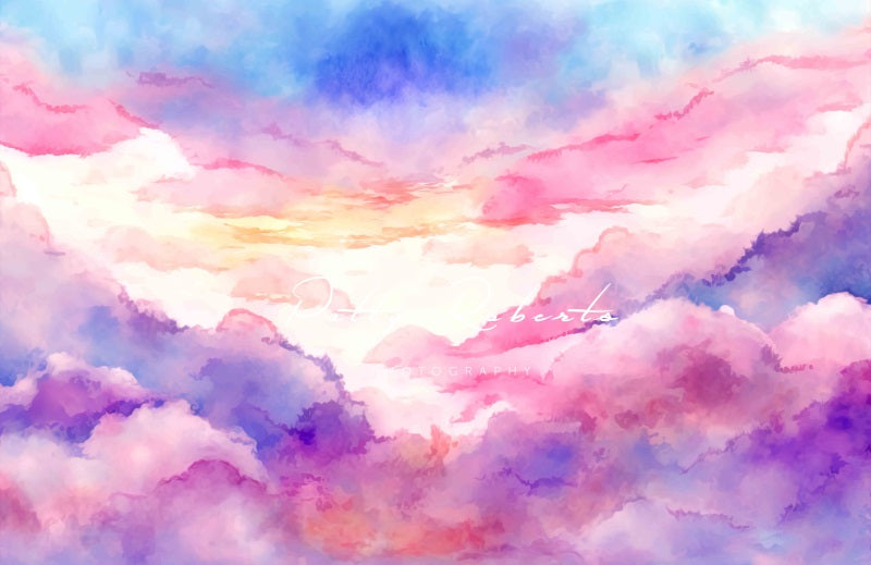 Kate Zuckerwatte-Himmel-Hintergrund von Patty Roberts - Kate Backdrop.de
