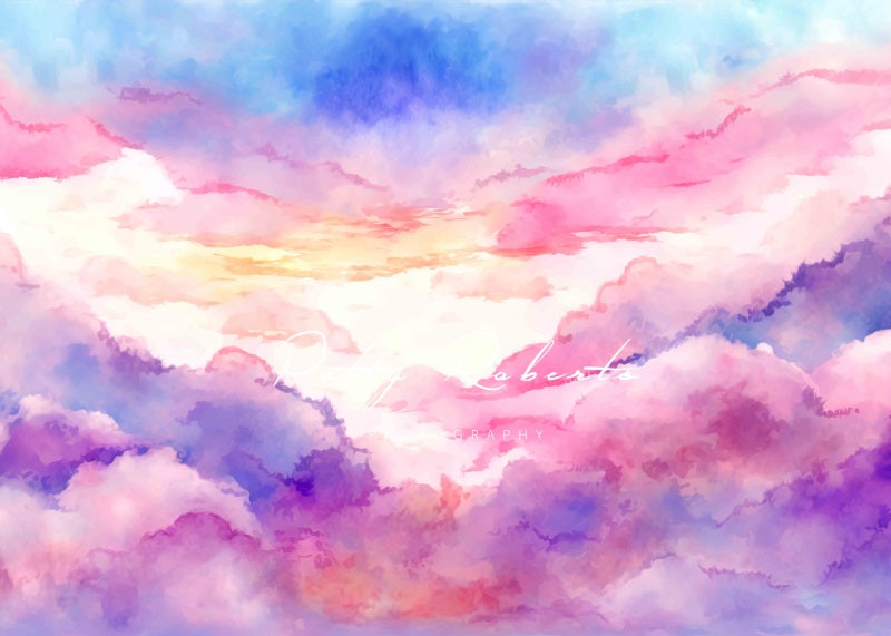 Kate Zuckerwatte-Himmel-Hintergrund von Patty Roberts - Kate Backdrop.de