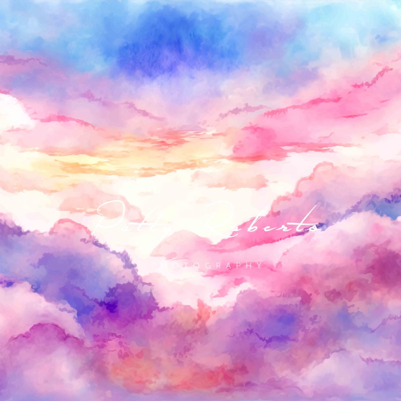 Kate Zuckerwatte-Himmel-Hintergrund von Patty Roberts - Kate Backdrop.de