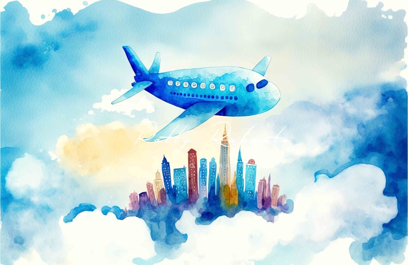 Kate Hoch im Himmel Hintergrund von Patty Roberts - Kate Backdrop.de