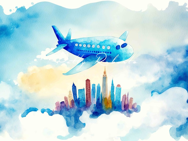 Kate Hoch im Himmel Hintergrund von Patty Roberts - Kate Backdrop.de