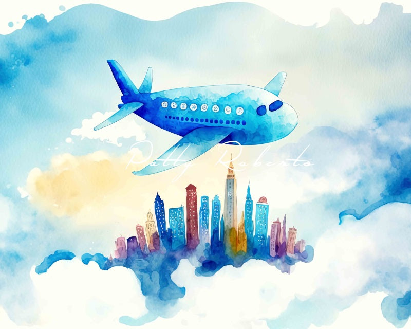 Kate Hoch im Himmel Hintergrund von Patty Roberts - Kate Backdrop.de