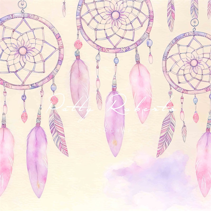 Kate Violette Traumfänger als Hintergrund von Patty Roberts - Kate Backdrop.de