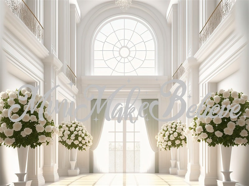 Kate Gemalte Kirche Kathedrale Hochzeit Taufe Hintergrund von Mini MakeBelieve