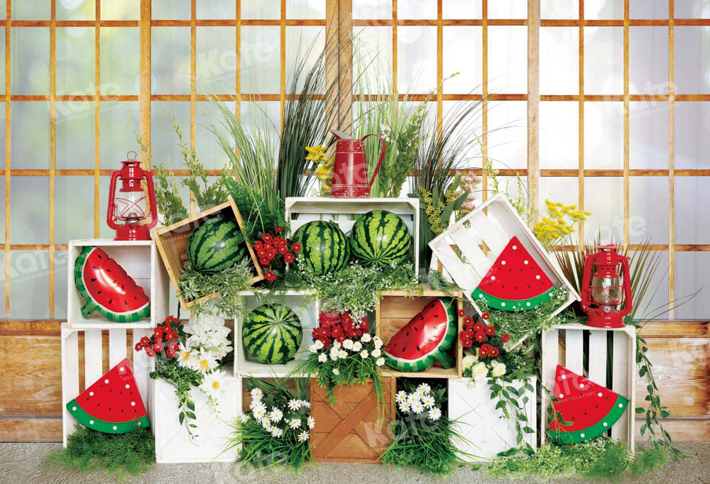 Kate Sommerfrüchte Wassermelone Hintergrund von Emetselch - Kate Backdrop.de