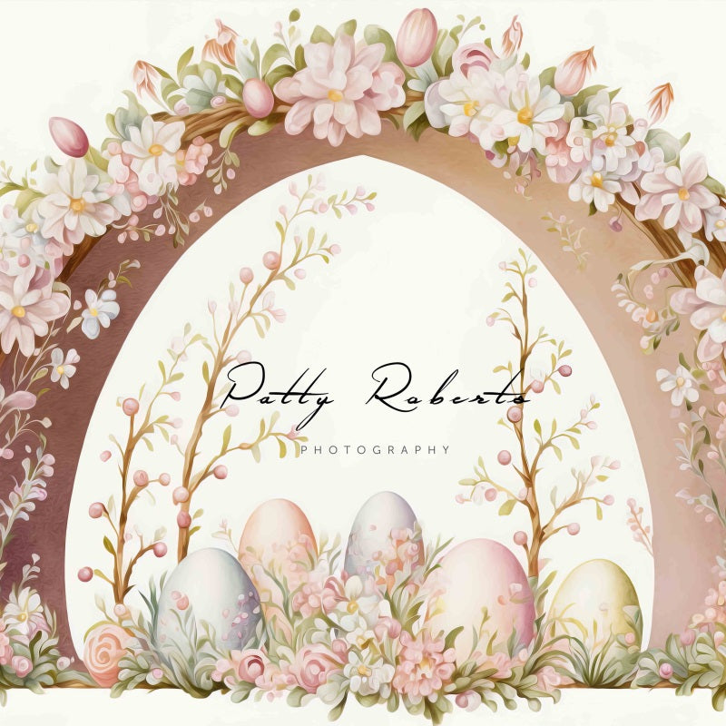 Kate Beige Ostern Öl gemalt Bogen Hintergrund von Patty Roberts - Kate Backdrop.de