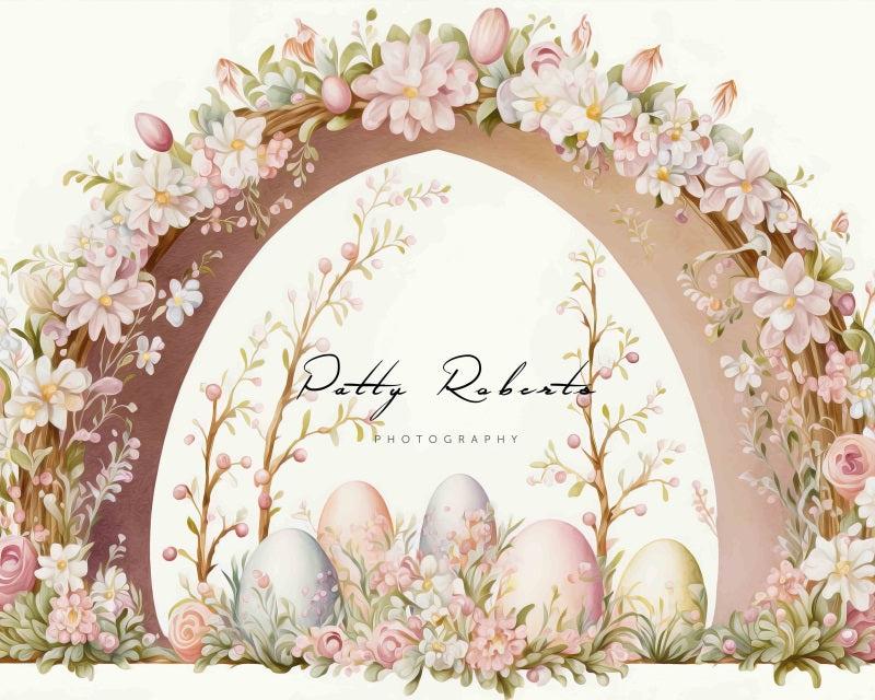 Kate Beige Ostern Öl gemalt Bogen Hintergrund von Patty Roberts - Kate Backdrop.de