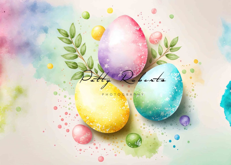 Kate Helle Ostereier als Hintergrund von Patty Roberts - Kate Backdrop.de