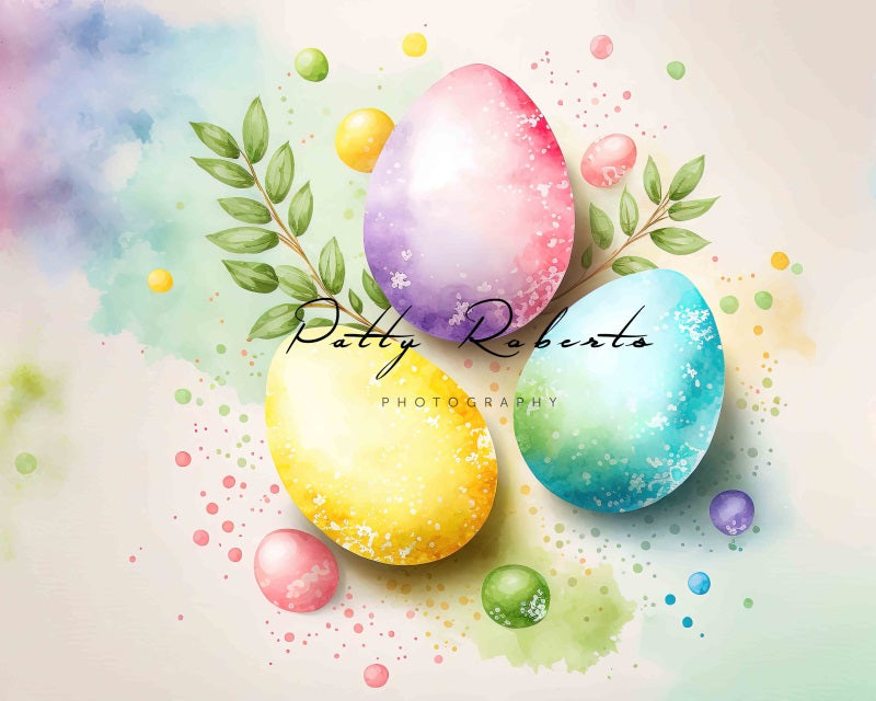 Kate Helle Ostereier als Hintergrund von Patty Roberts - Kate Backdrop.de