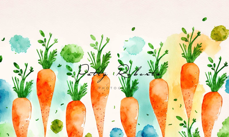 Kate Ostern Große Karotten Hintergrund von Patty Roberts - Kate Backdrop.de