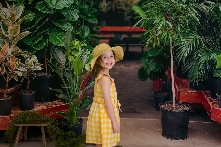 Kate Tropisches Gewächshaus Innenhintergrund von Mandy Ringe Photography - Kate Backdrop.de