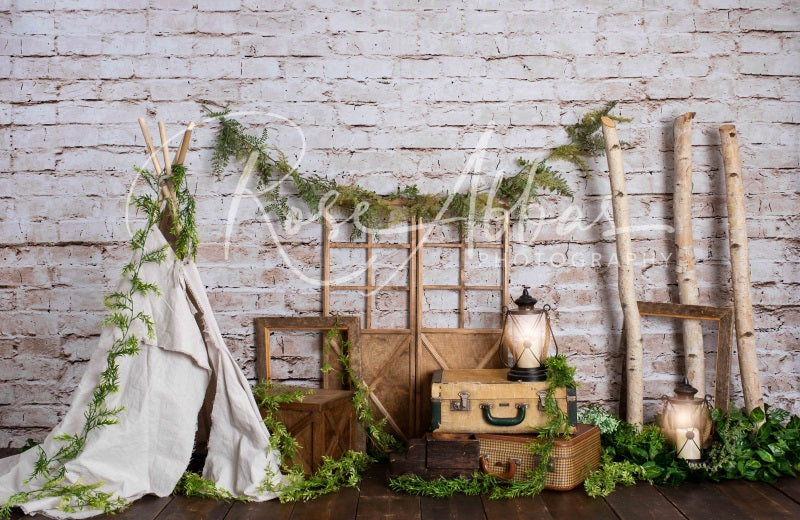 Kate Rustikaler Boys Camp Hintergrund von Rose Abbas - Kate Backdrop.de