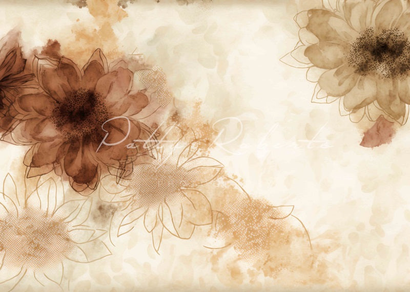 Kate Floral Fantasy Hintergrund von Patty Roberts - Kate Backdrop.de