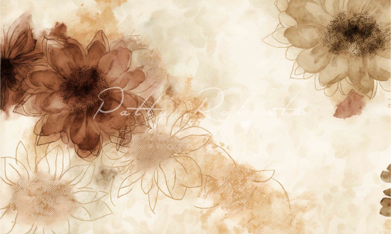 Kate Floral Fantasy Hintergrund von Patty Roberts - Kate Backdrop.de