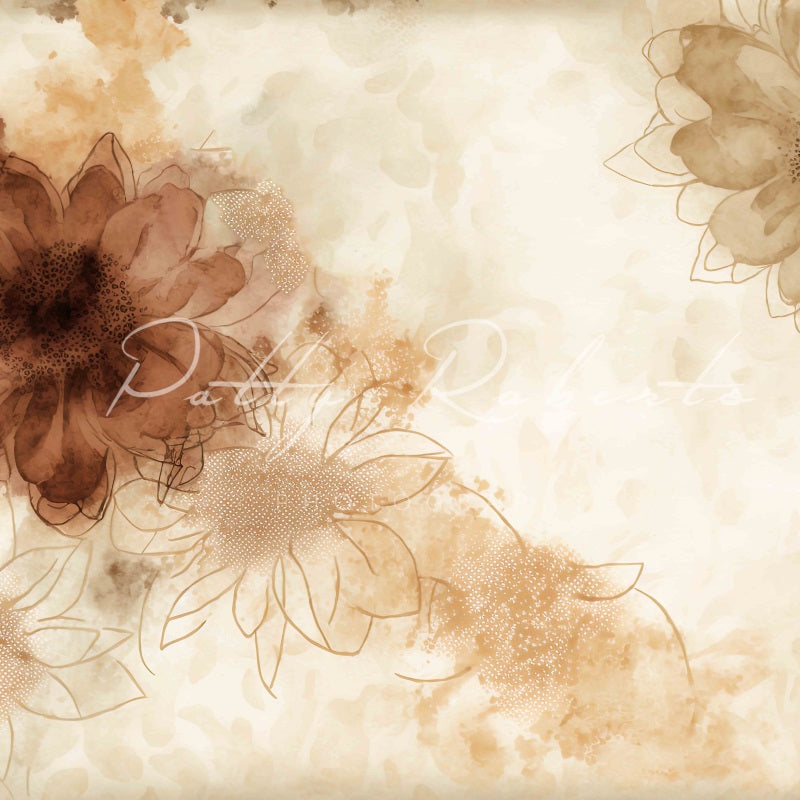 Kate Floral Fantasy Hintergrund von Patty Roberts - Kate Backdrop.de