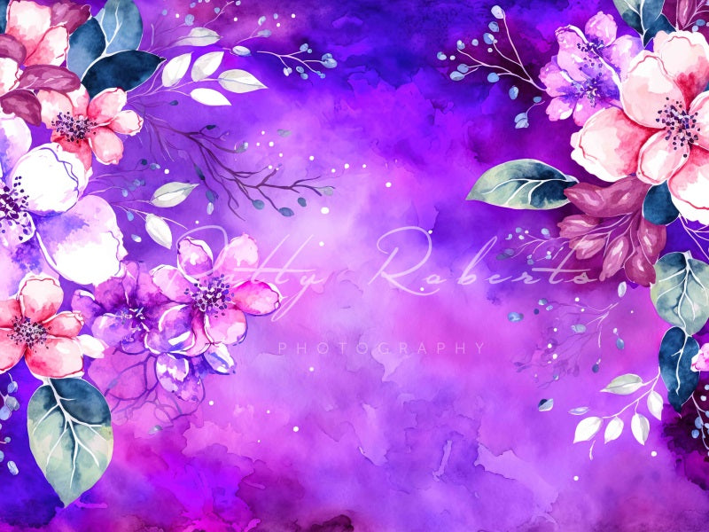 Kate Mit Liebe gemalt Floral Fine Art Hintergrund von Patty Roberts - Kate Backdrop.de