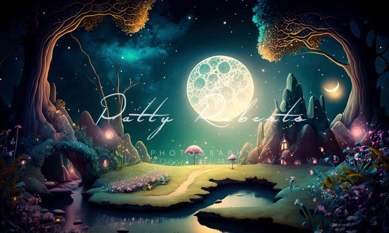Kate Mythischer Garten Fantasy Hintergrund von Patty Roberts - Kate Backdrop.de
