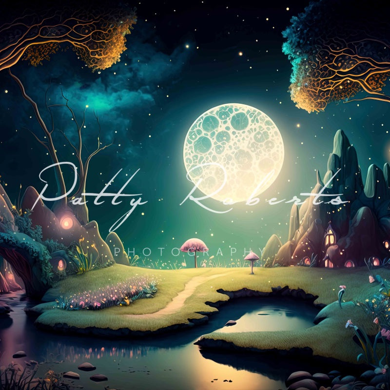 Kate Mythischer Garten Fantasy Hintergrund von Patty Roberts - Kate Backdrop.de