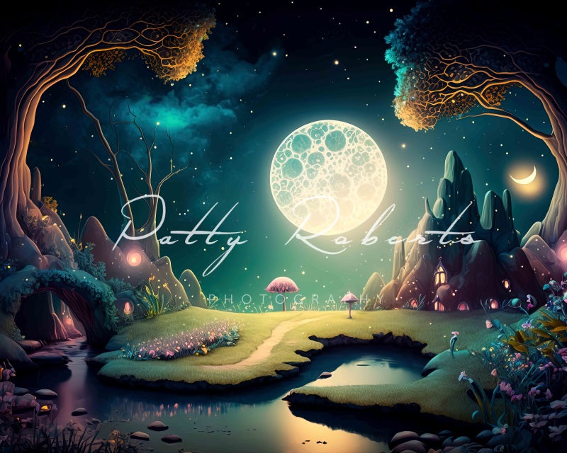 Kate Mythischer Garten Fantasy Hintergrund von Patty Roberts - Kate Backdrop.de