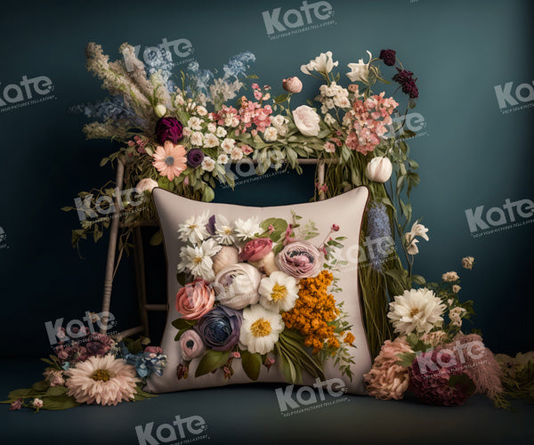 Kate Boho Retro Floral Hintergrund von Chain Photography - Kate Backdrop.de