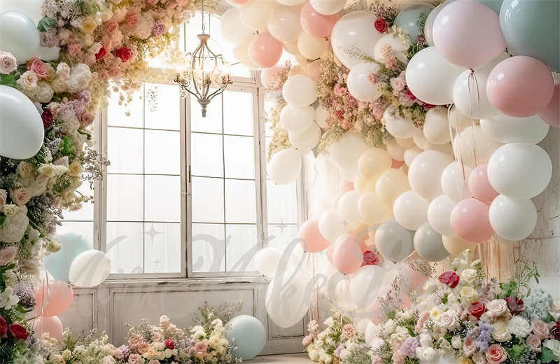 Kate Painterly Frühling Distressed Licht Party Zimmer Hochzeit Geburtstag Hintergrund von Mini MakeBelieve