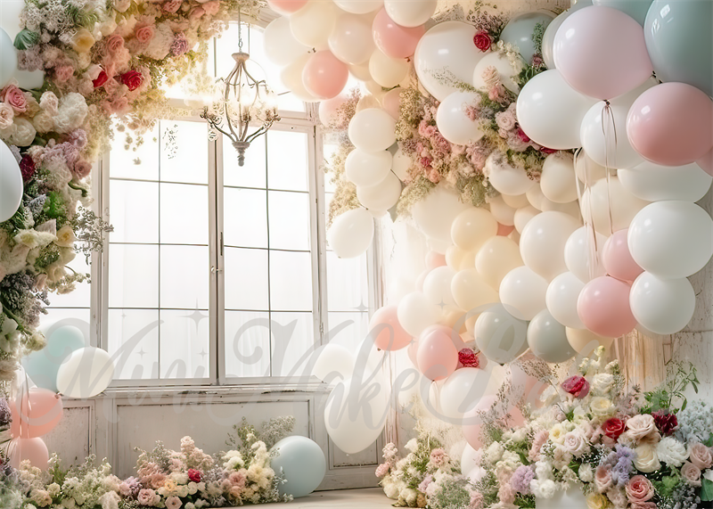 Kate Painterly Frühling Distressed Licht Party Zimmer Hochzeit Geburtstag Hintergrund von Mini MakeBelieve