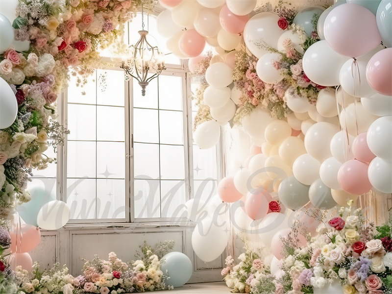 Kate Painterly Frühling Distressed Licht Party Zimmer Hochzeit Geburtstag Hintergrund von Mini MakeBelieve