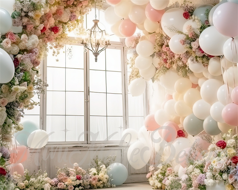 Kate Painterly Frühling Distressed Licht Party Zimmer Hochzeit Geburtstag Hintergrund von Mini MakeBelieve