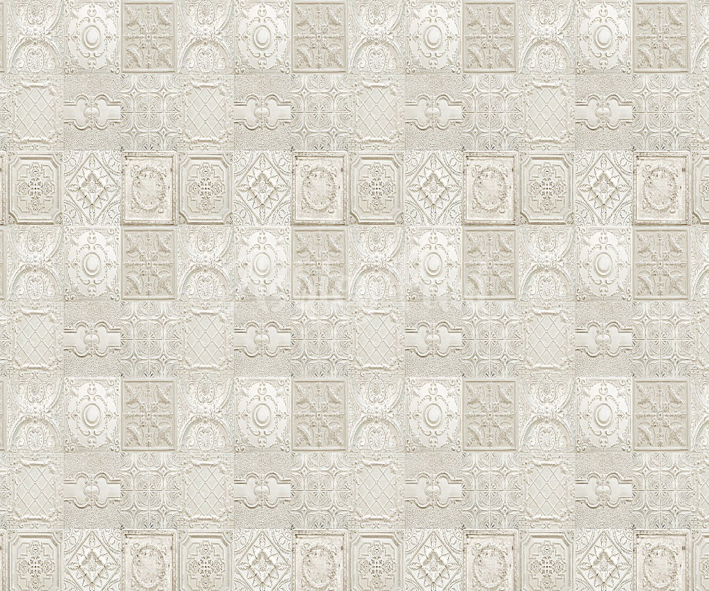 Kate Cremefarbene Fliesenwand Boudoir Hintergrund von Ashley Paul - Kate Backdrop.de