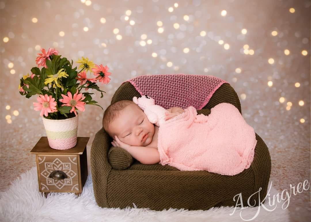 Kate Hell rosa Bokeh Glitzer Neugeborenen Fotografie Hintergrund - Kate Backdrop.de